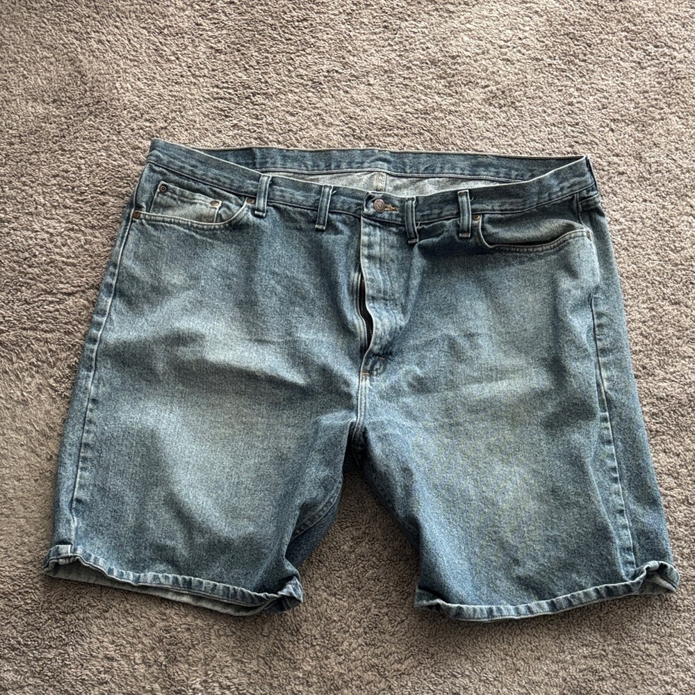 Wrangler Men's Light Blue Jean Shorts